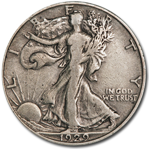 Buy 1929-D Walking Liberty Half Dollar VF