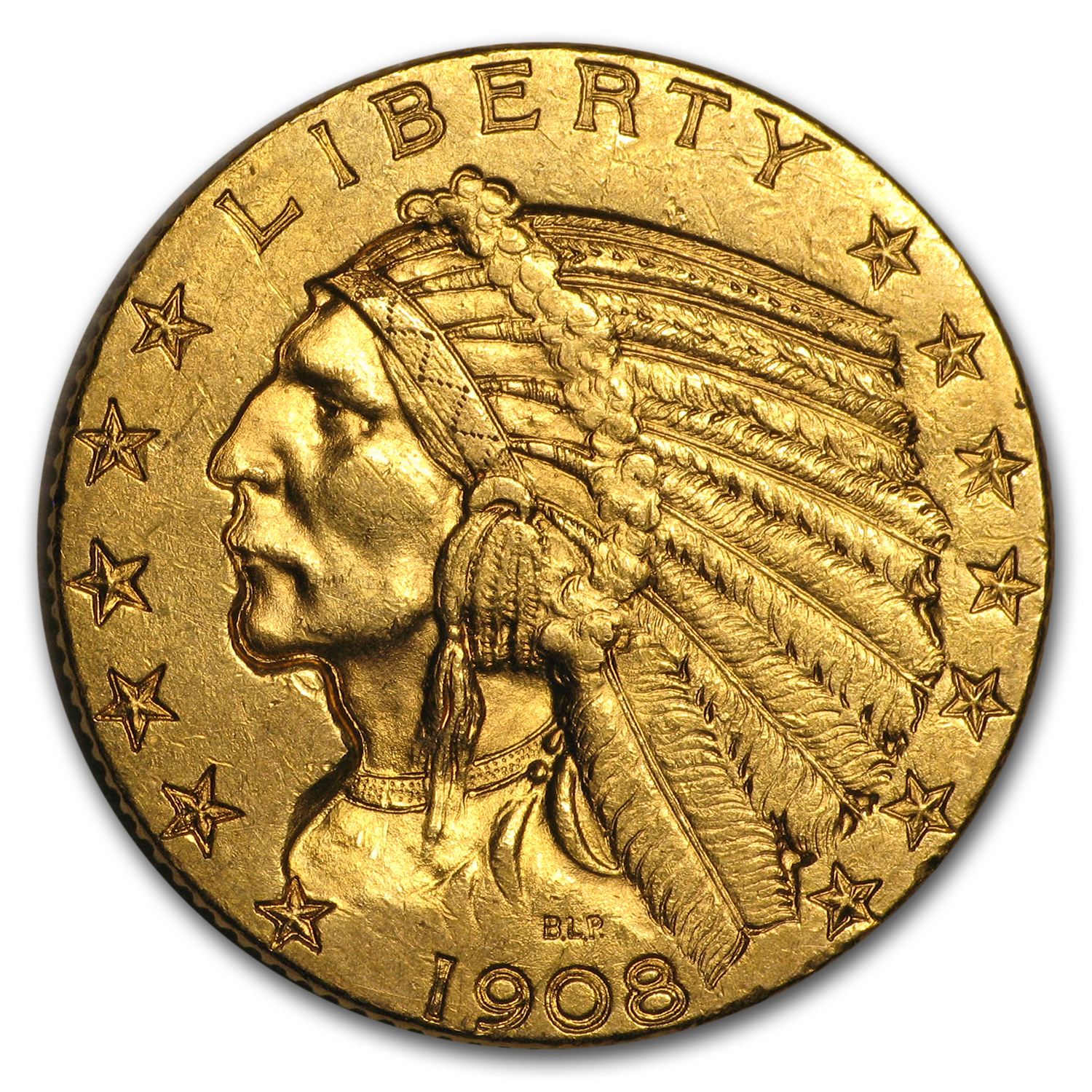 Buy 1908 $5 Indian Gold Half Eagle AU