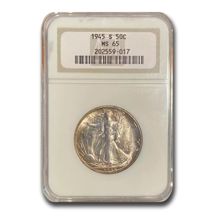 Buy 1945-S Walking Liberty Half Dollar MS-65 NGC