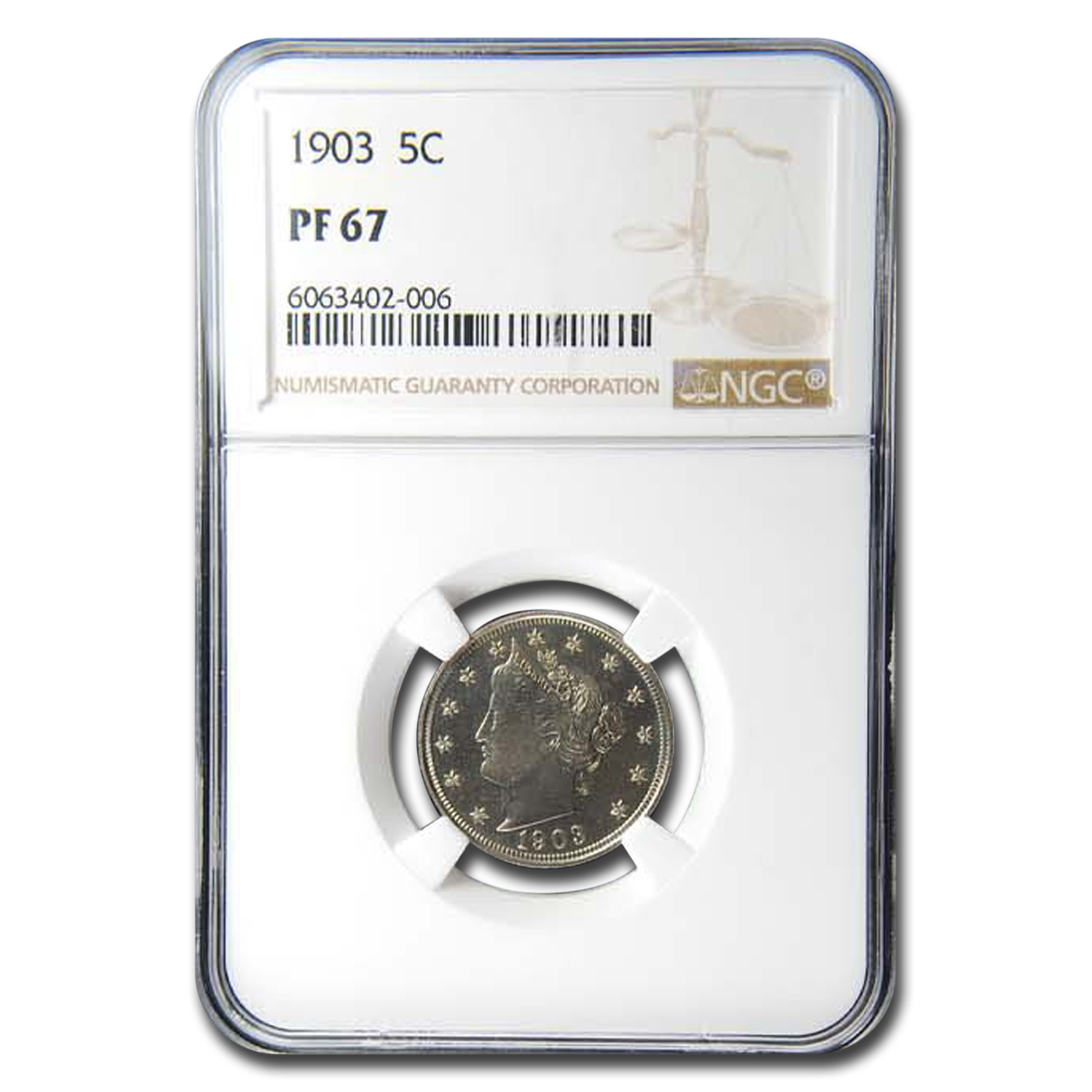 Buy 1903 Liberty Head V Nickel PF-67 NGC