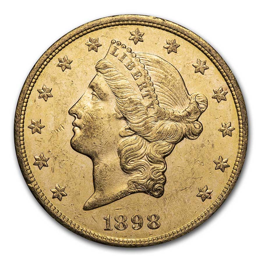 Buy 1898-S $20 Liberty Gold Double Eagle AU