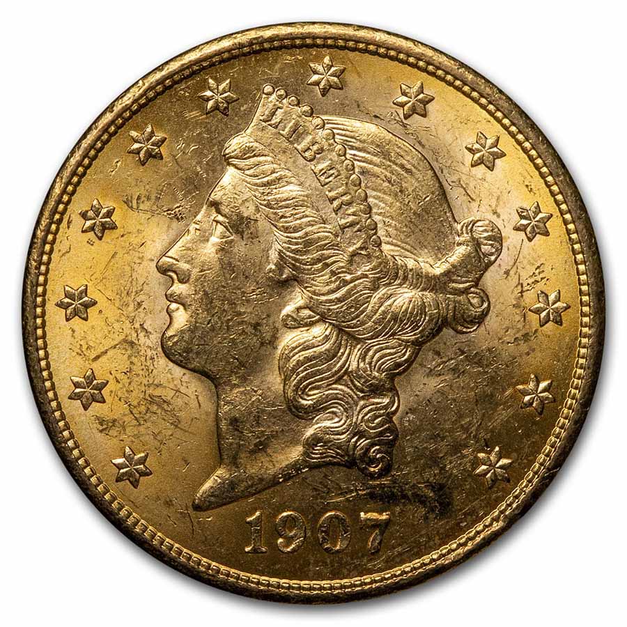 Buy 1907 $20 Liberty Gold Double Eagle BU