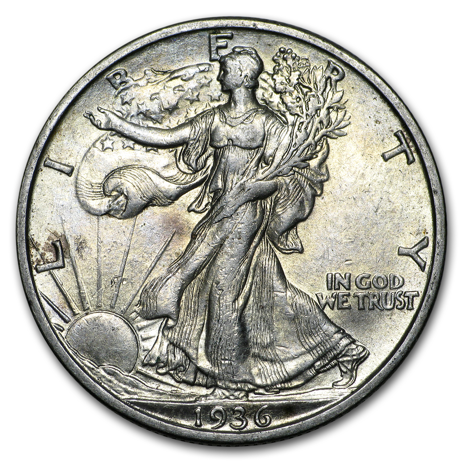 Buy 1936-S Walking Liberty Half Dollar AU