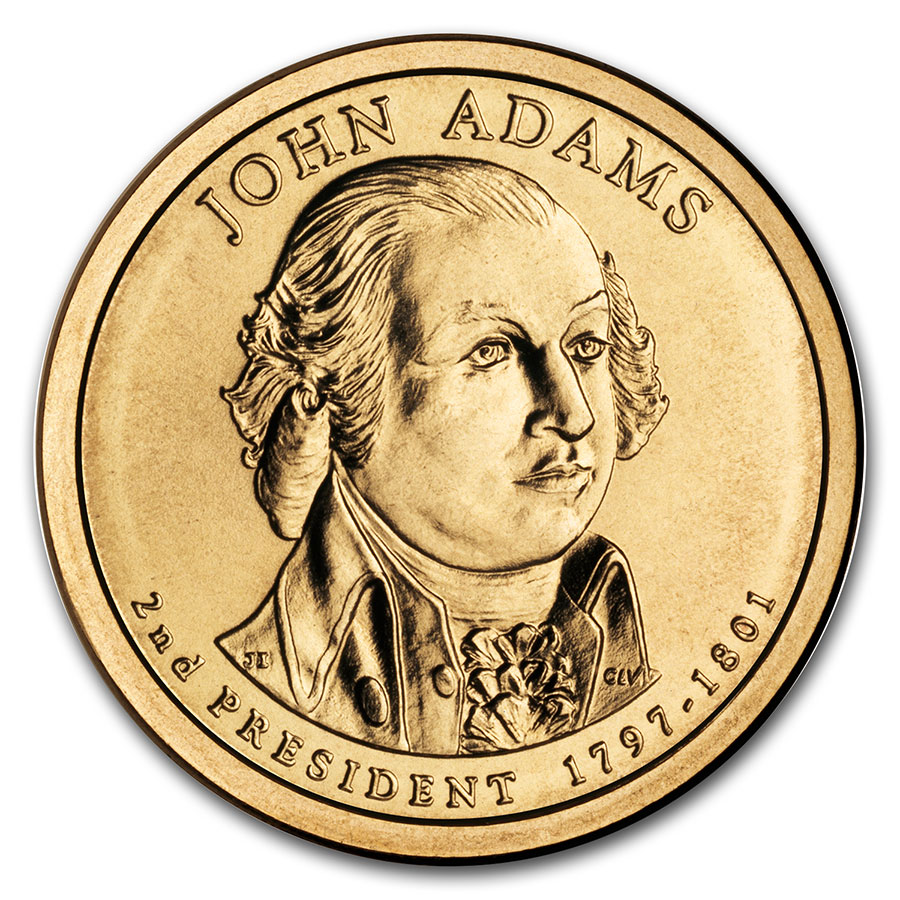 Buy 2007-D John Adams Presidential Dollar BU - Click Image to Close