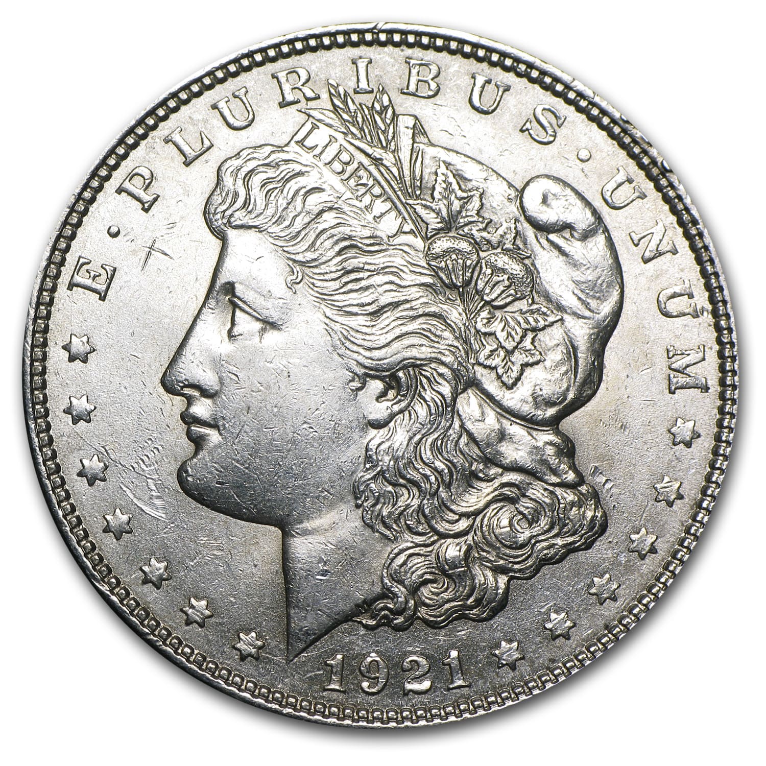 Buy 1921 P, D, or S Mint Morgan Silver Dollar AU (Random)