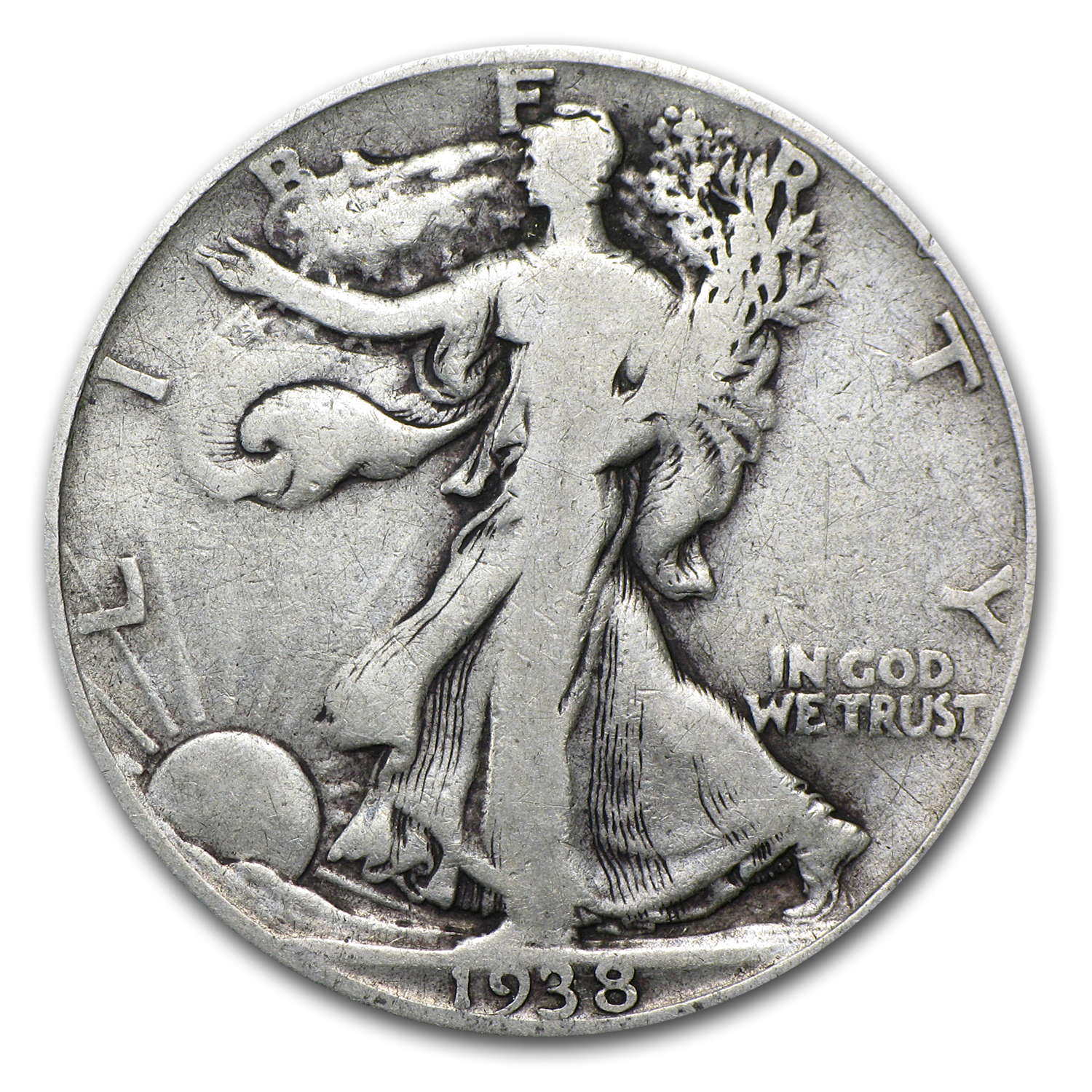 Buy 1938-D Walking Liberty Half Dollar Fine