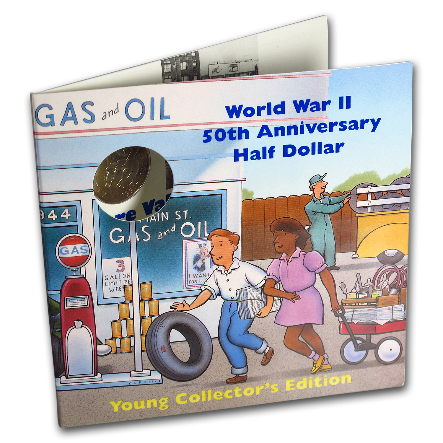 Buy 1993-P World War II 1/2 Dollar Clad Commem BU (Young Coll.)
