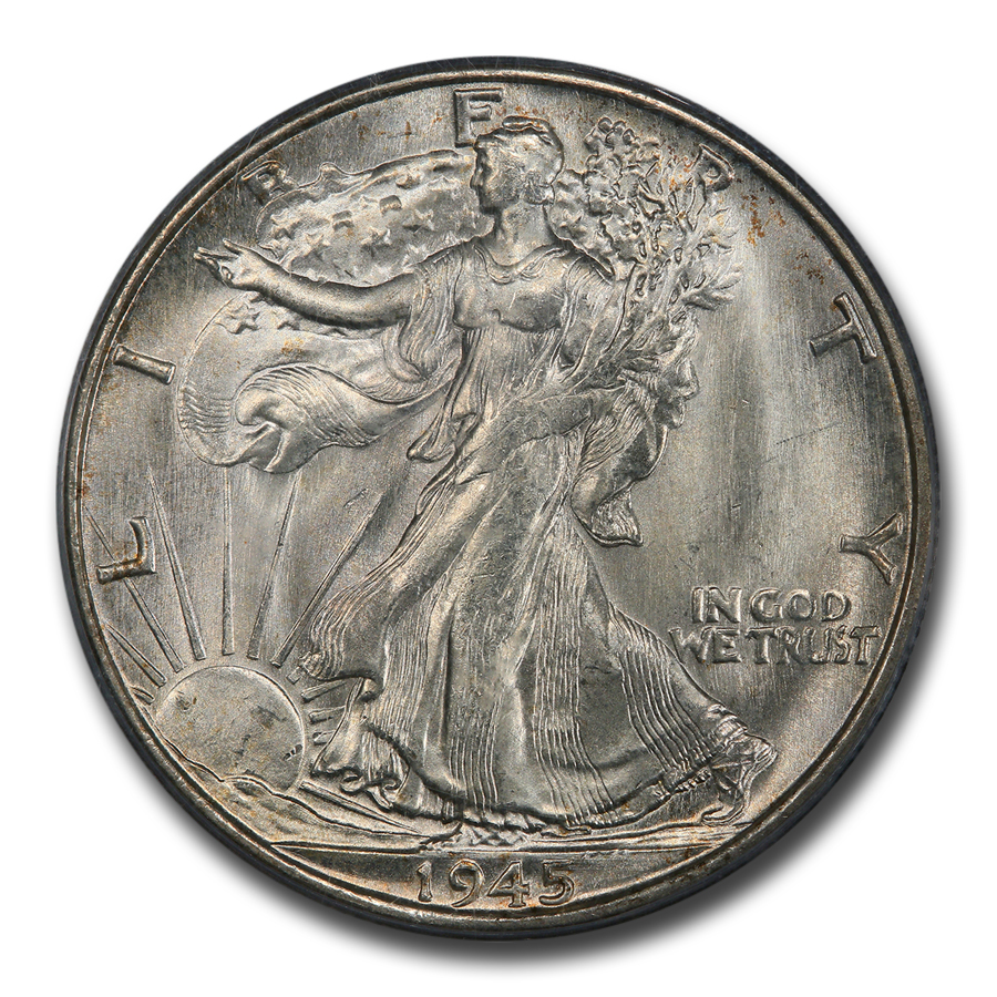 Buy 1945-S Walking Liberty Half Dollar MS-66 PCGS