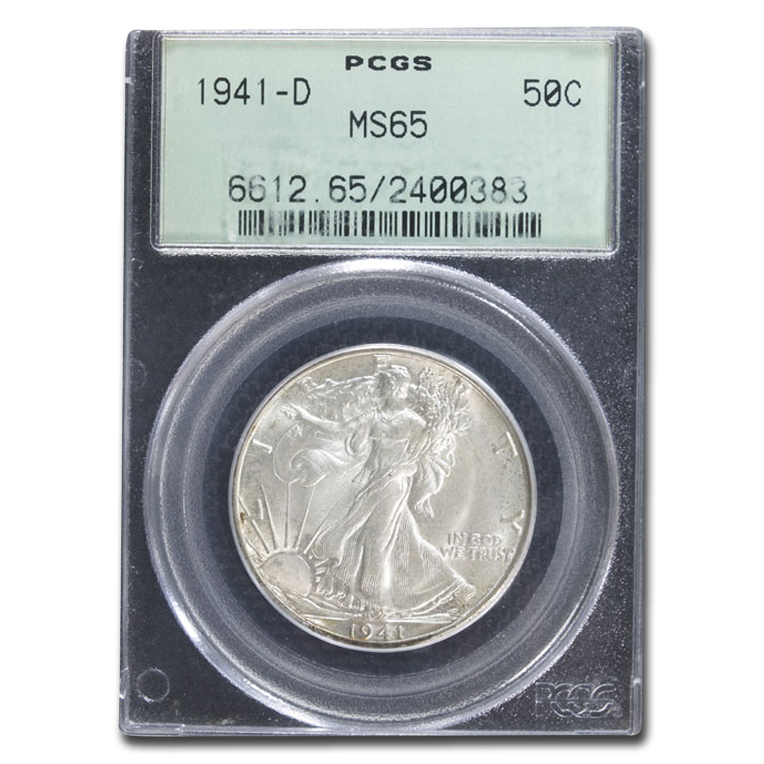 Buy 1941-D Walking Liberty Half Dollar MS-65 PCGS