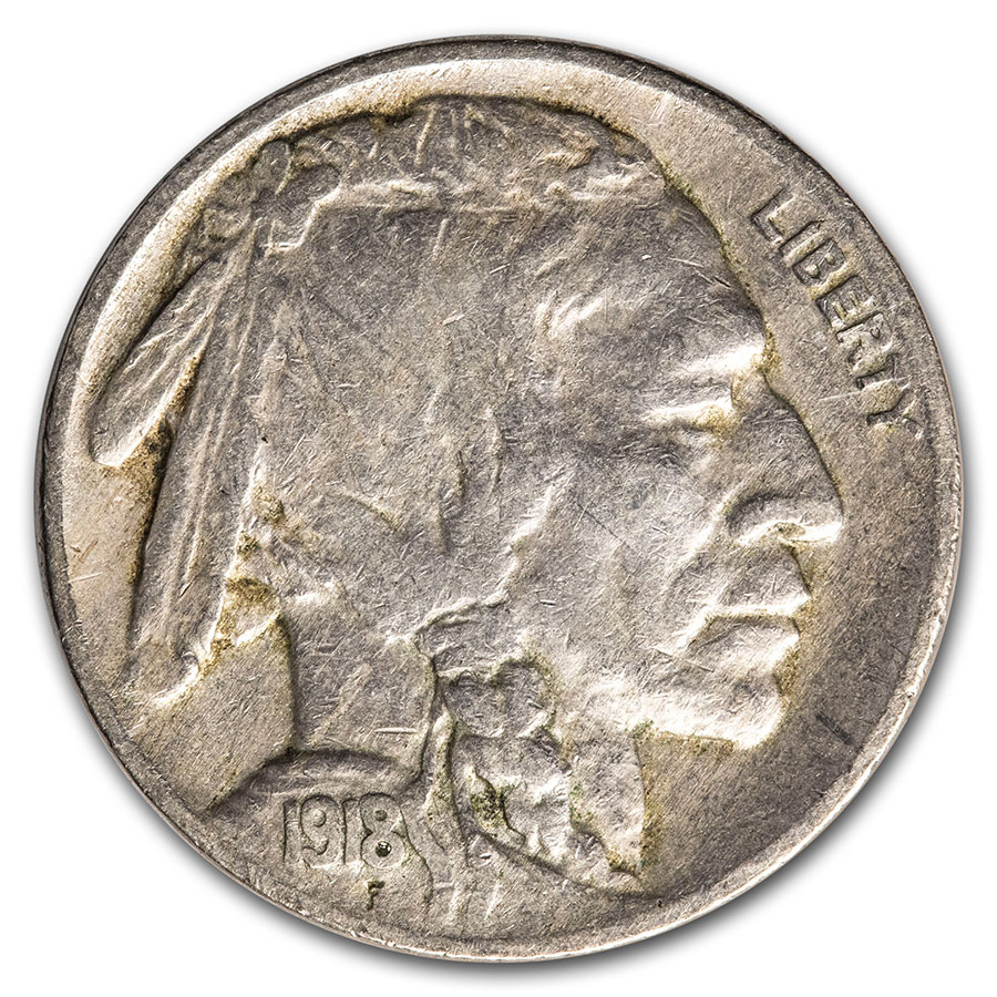 Buy 1918 Buffalo Nickel VF