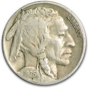 Buy 1925 Buffalo Nickel VF
