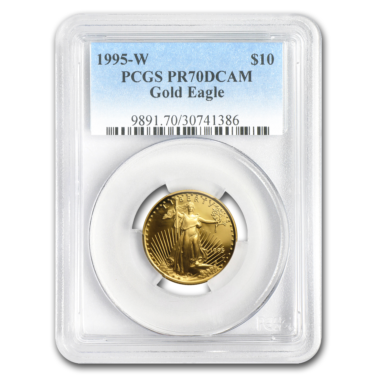 Buy 1995-W 1/4 oz Proof American Gold Eagle PR-70 DCAM PCGS
