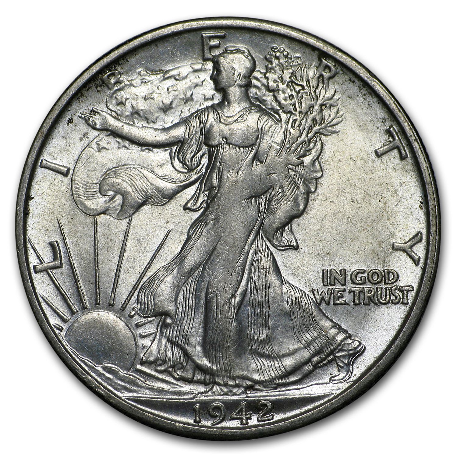 Buy 1942-S Walking Liberty Half Dollar BU