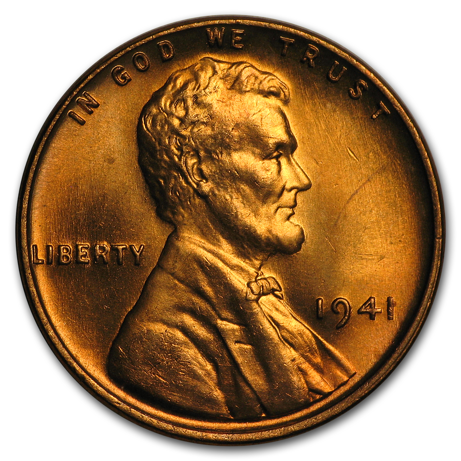 Buy 1941 Lincoln Cent BU (Red)