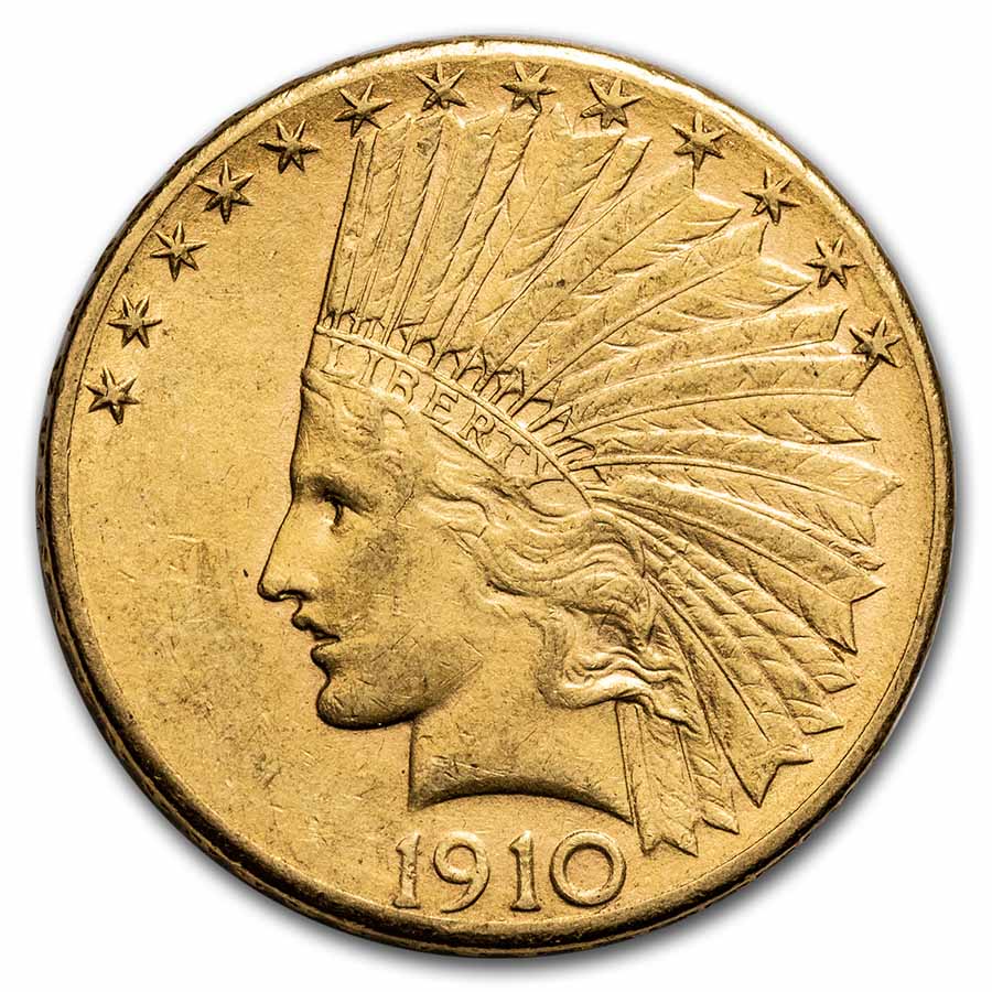 Buy 1910 $10 Indian Gold Eagle AU - Click Image to Close