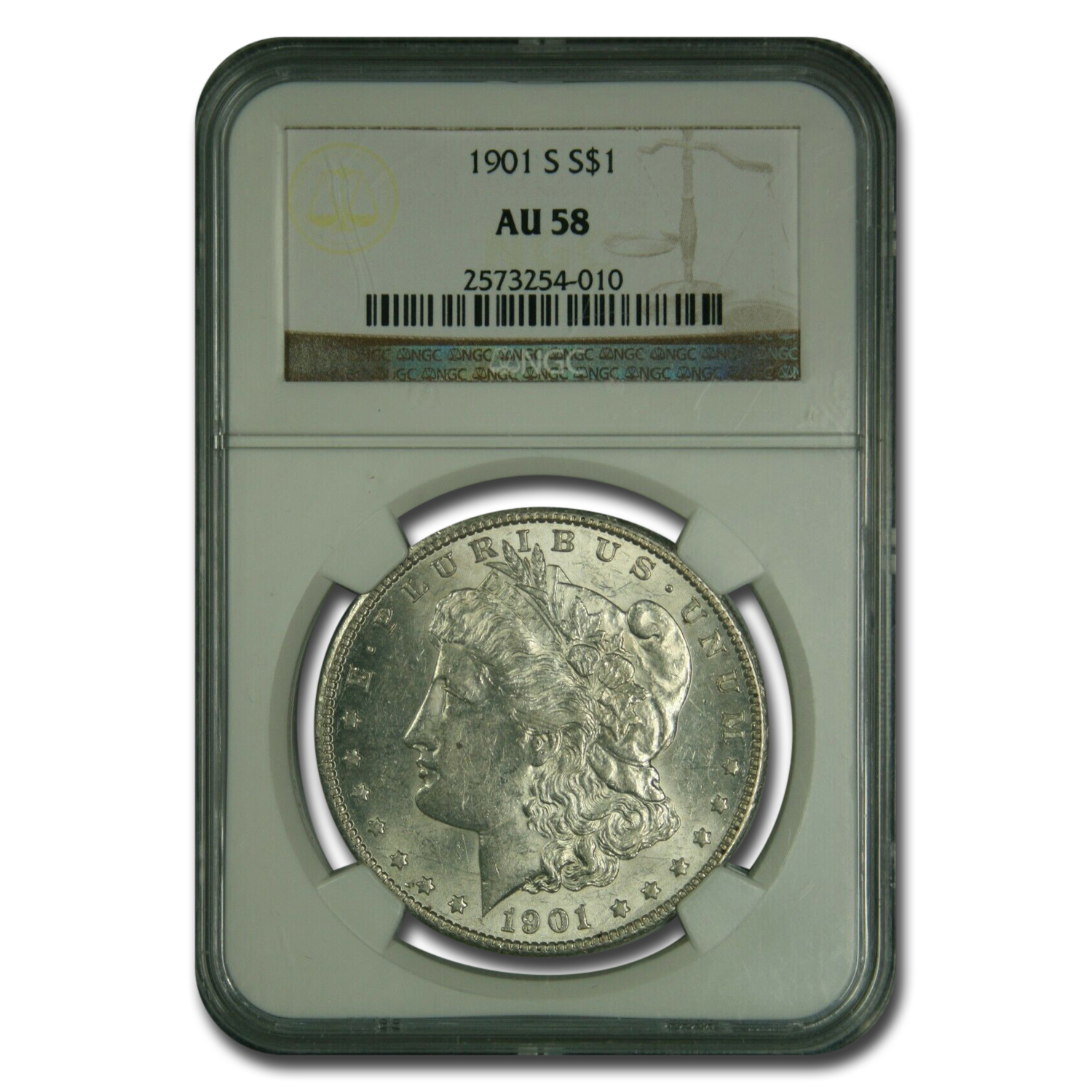 Buy 1901-S Morgan Dollar AU-58 NGC