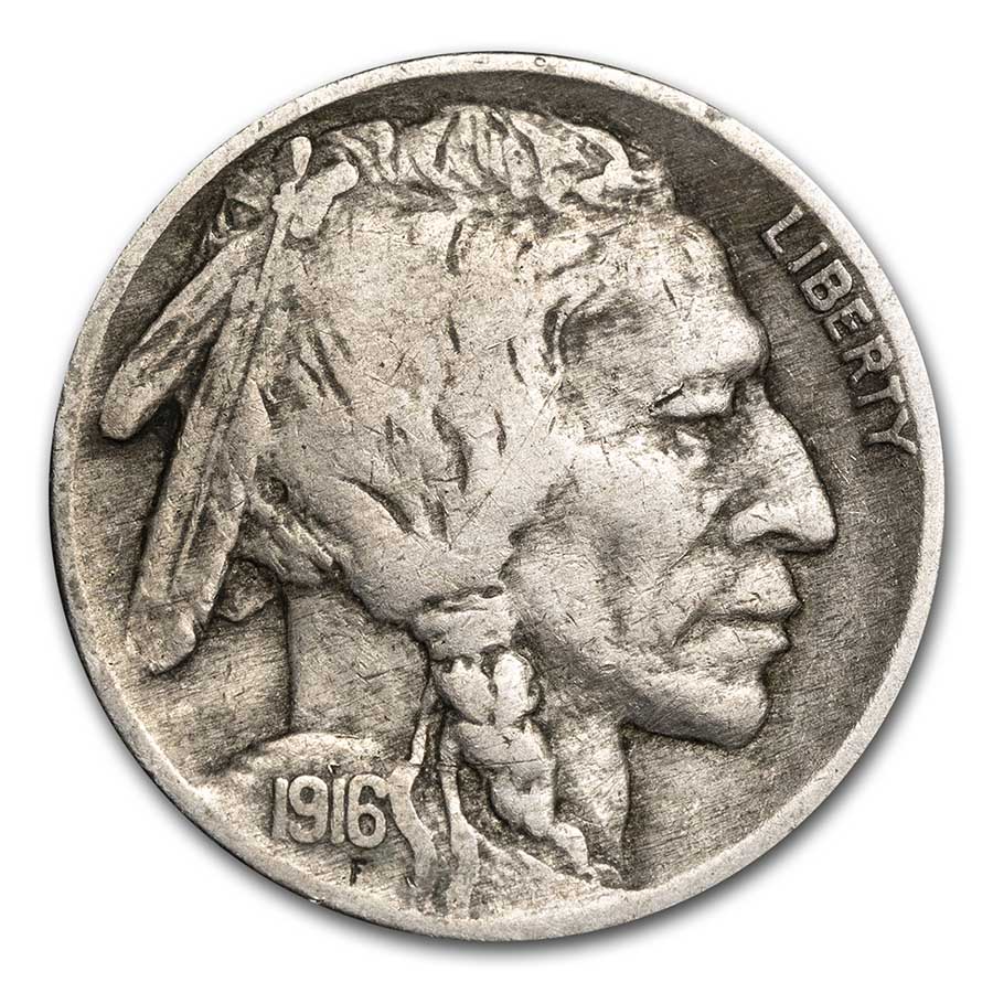 Buy 1916 Buffalo Nickel VF