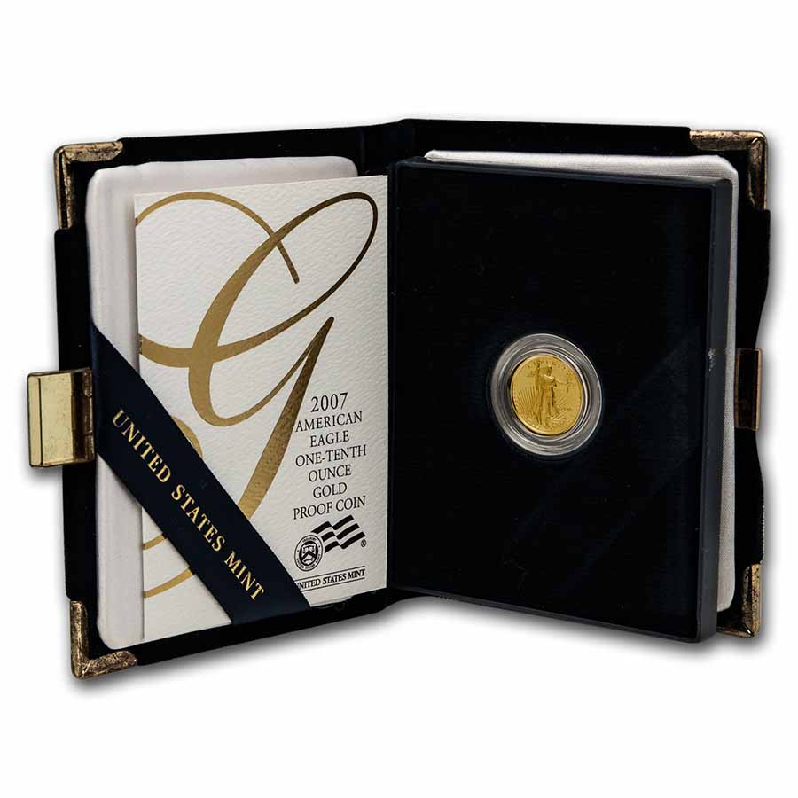 Buy 2007-W 1/10 oz Proof American Gold Eagle (w/Box & COA)