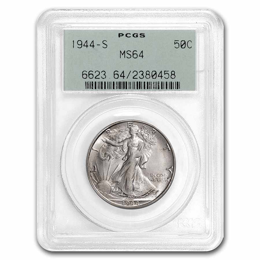 Buy 1944-S Walking Liberty Half Dollar MS-64 PCGS