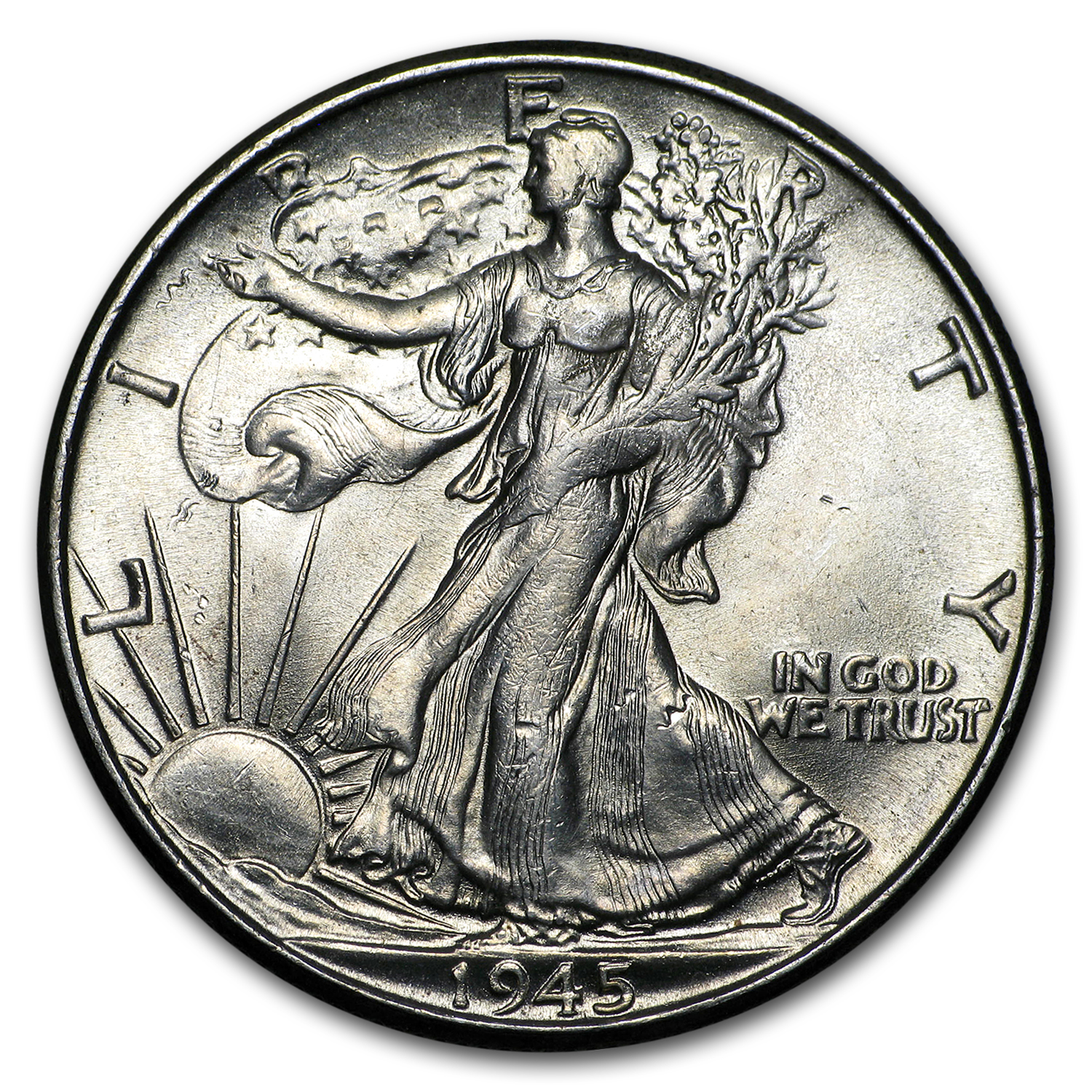 Buy 1945 Walking Liberty Half Dollar BU