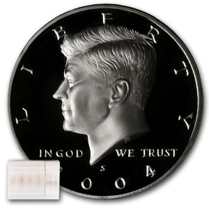 Buy 2004-S Silver Kennedy Half Dollar 20-Coin Roll Proof