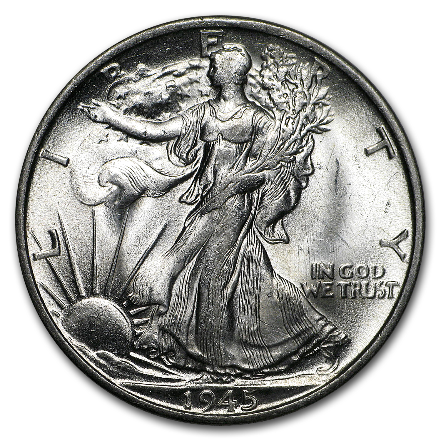 Buy 1945-S Walking Liberty Half Dollar BU