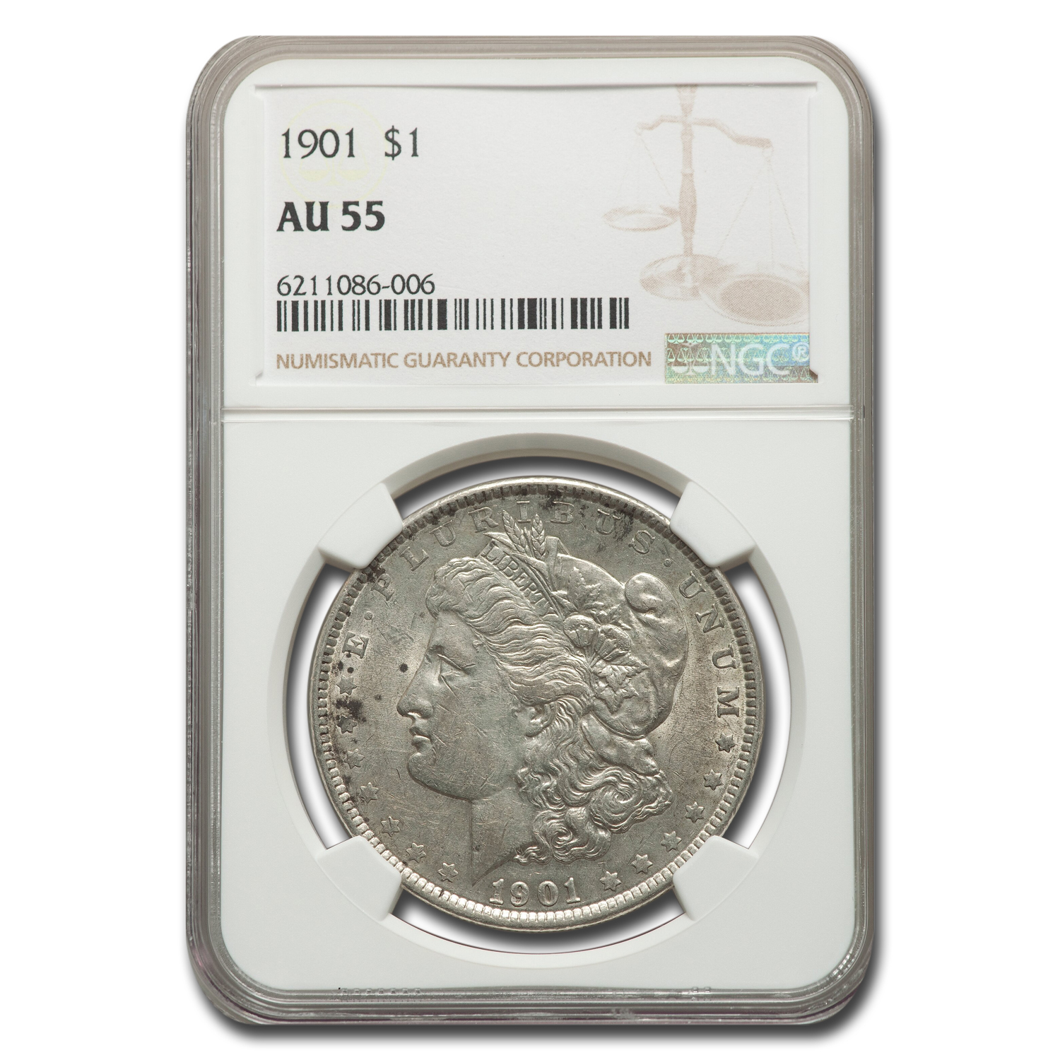 Buy 1901 Morgan Dollar AU-55 NGC