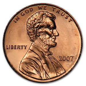 Buy 2007 Lincoln Cent BU (Red)