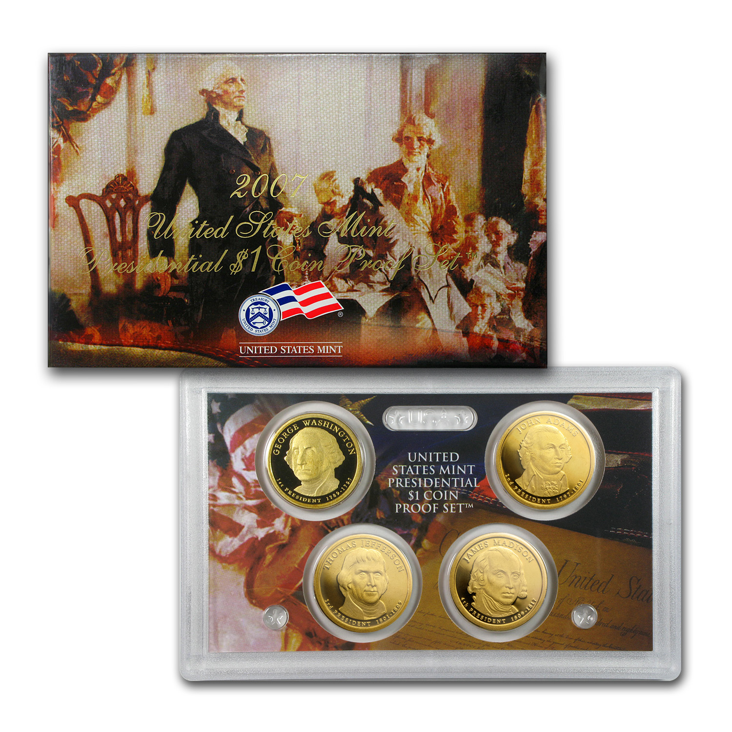 Buy 2007-S Presidential Dollar Proof Set