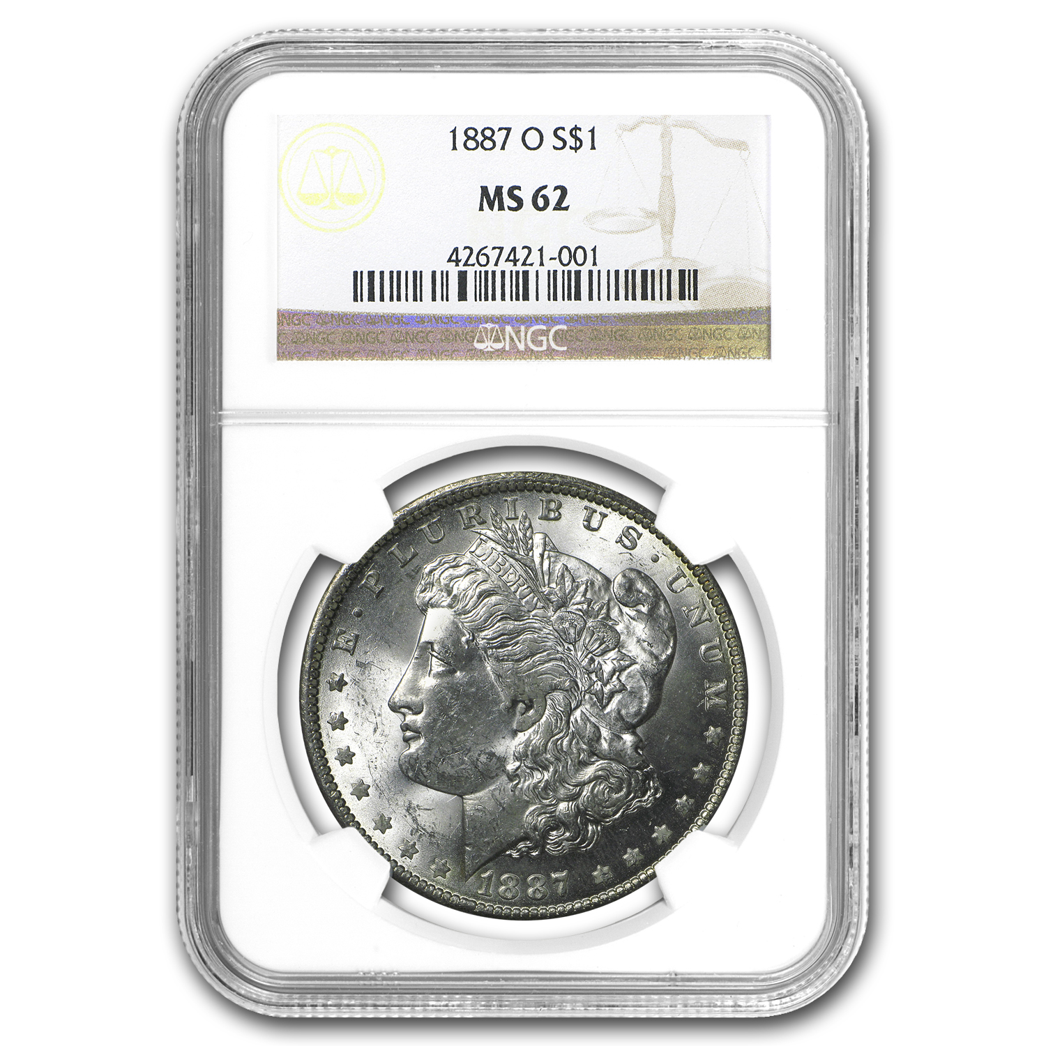 Buy 1887-O Morgan Dollar MS-62 NGC - Click Image to Close