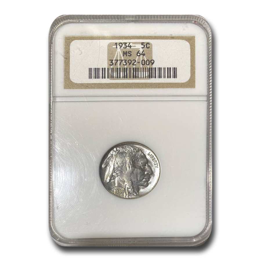 Buy 1934 Buffalo Nickel MS-64 NGC - Click Image to Close