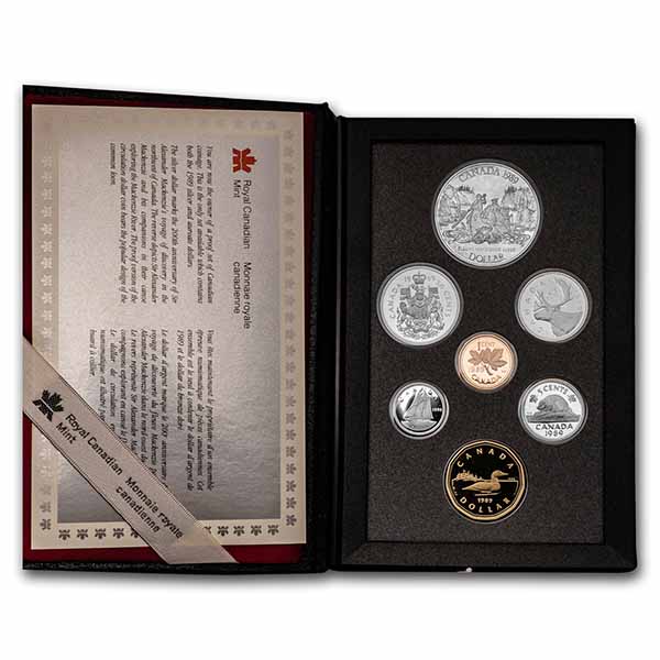 Buy 1989 Canada 7-Coin Double Dollar Proof Set