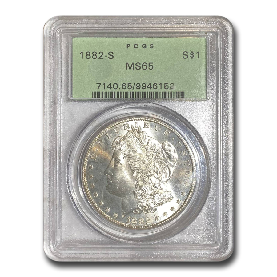 Buy 1882-S Morgan Dollar MS-65 PCGS (Old Green Holder)