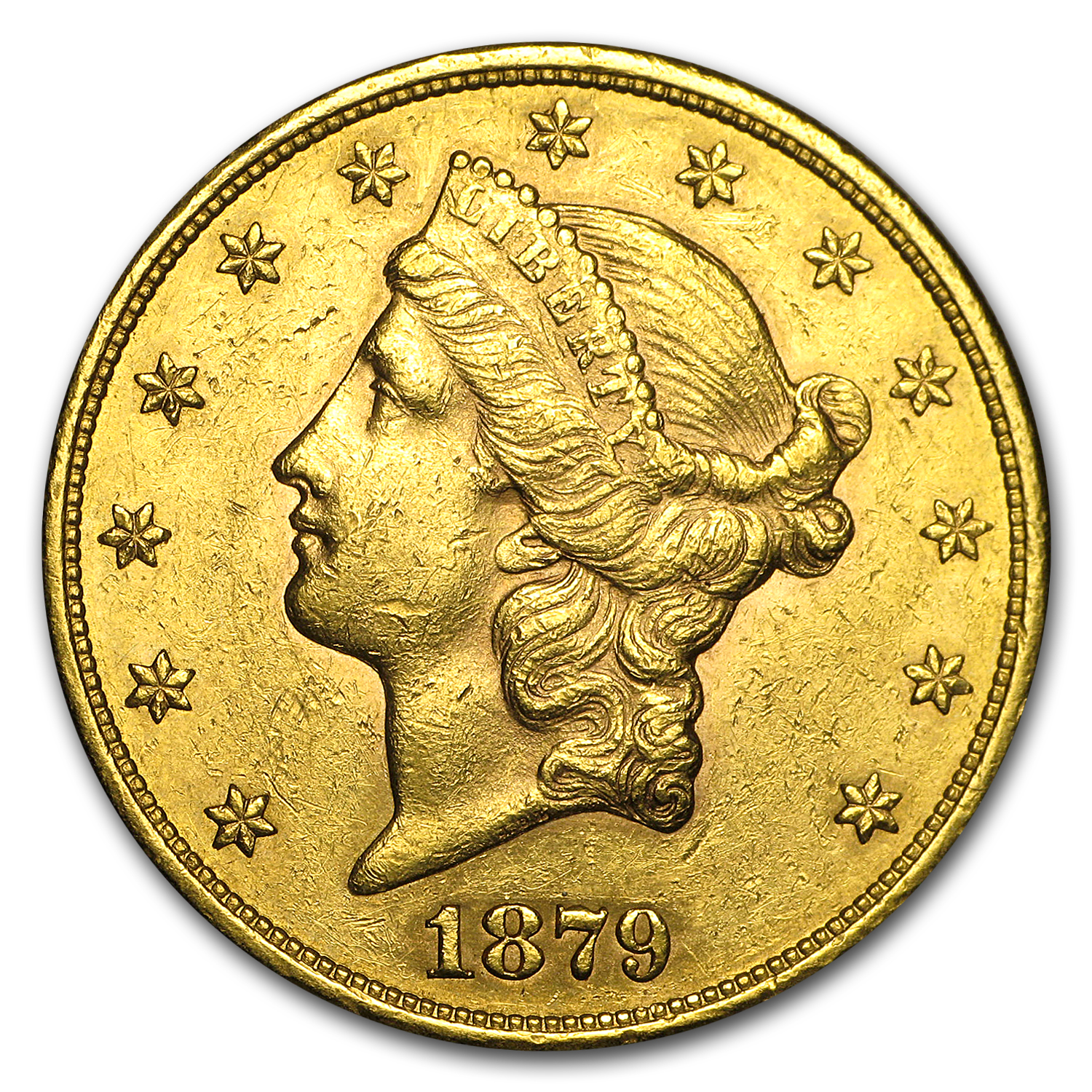 Buy 1879-S $20 Liberty Gold Double Eagle AU