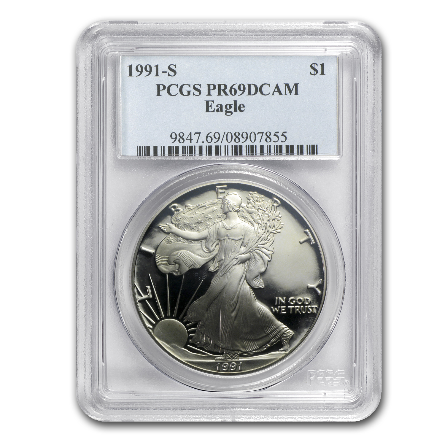 Buy 1991-S Proof American Silver Eagle PR-69 PCGS