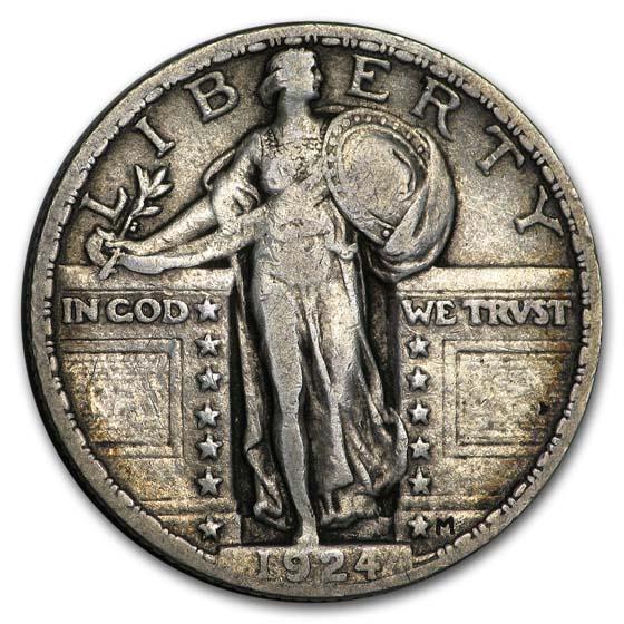 Buy 1924 Standing Liberty Quarter Fine