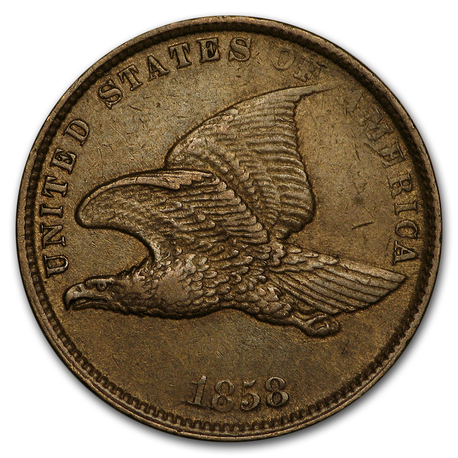 Buy 1858 Flying Eagle Cent Small Letters AU