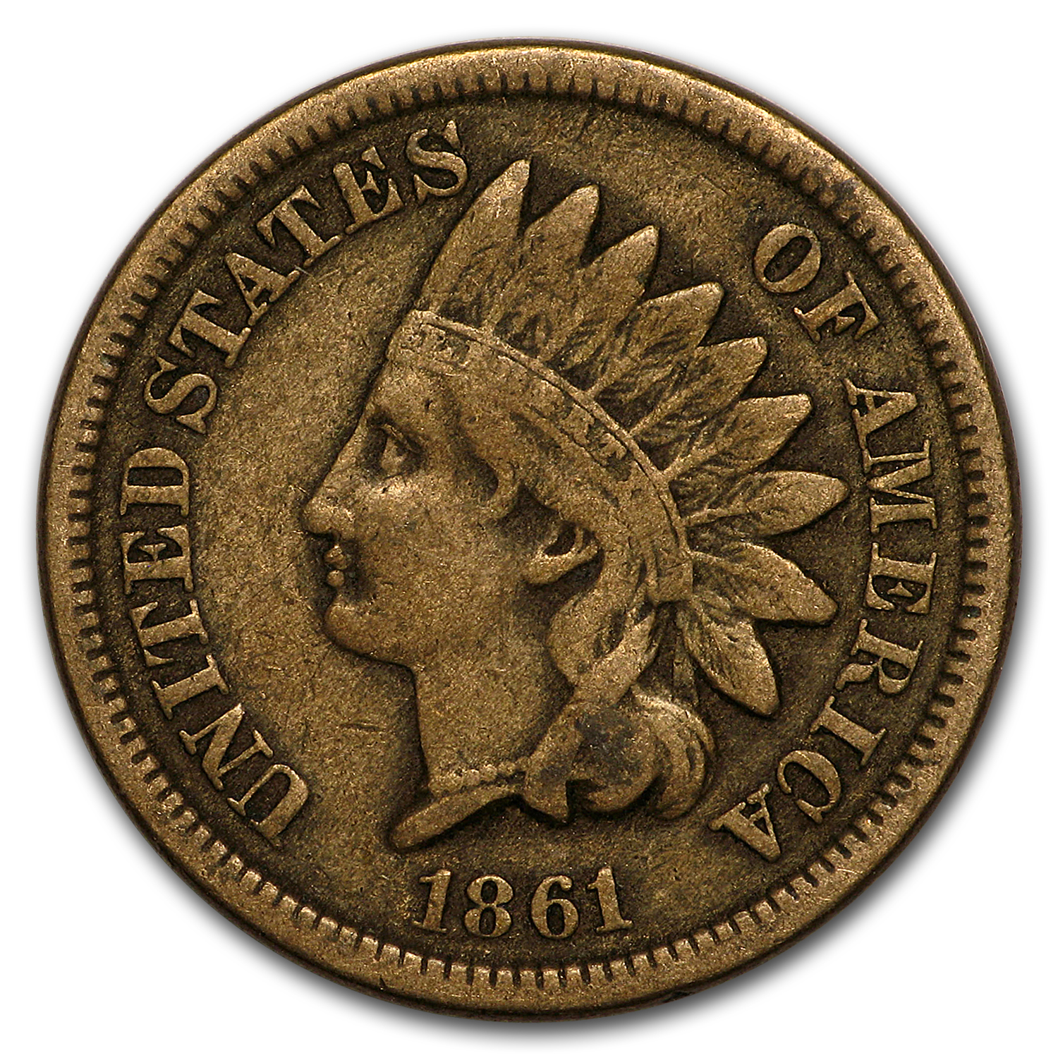 Buy 1861 Indian Head Cent VF - Click Image to Close