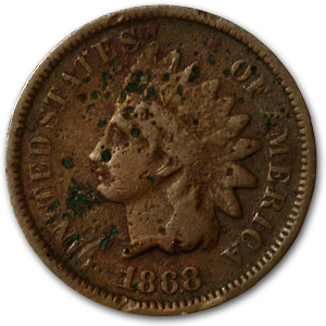 Buy 1868 Indian Head Cent VG Details