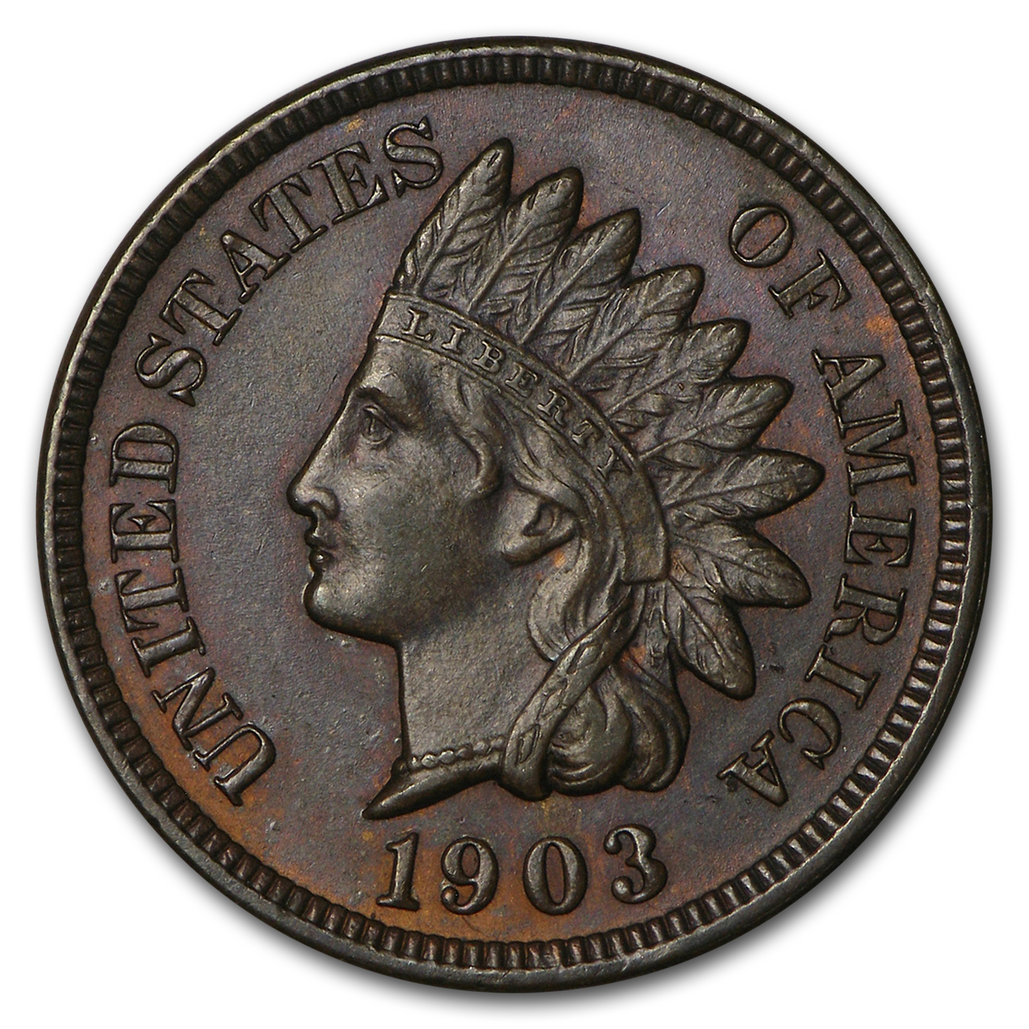 Buy 1903 Indian Head Cent BU (Brown)