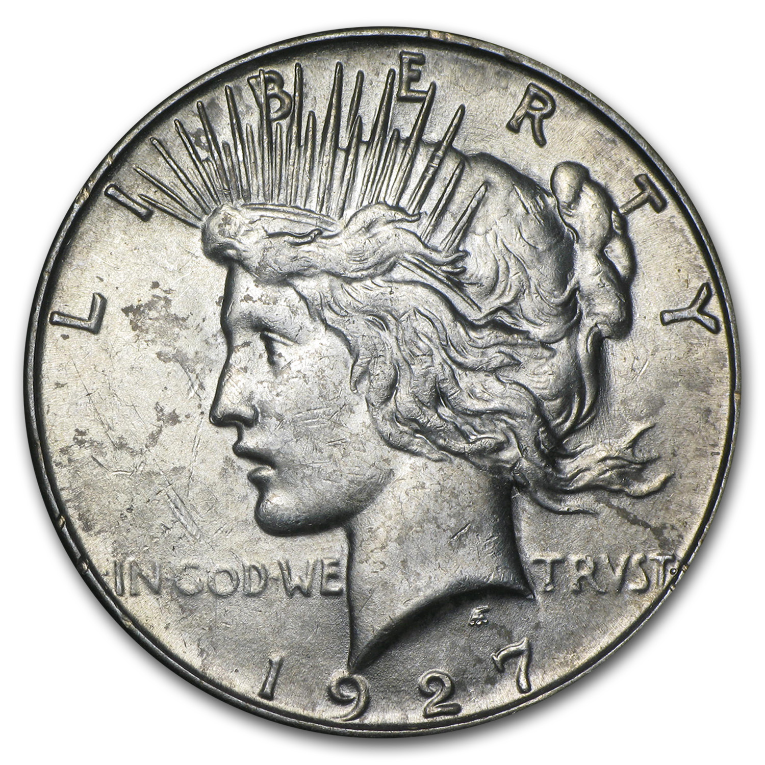 Buy 1927-S Peace Dollar AU-58