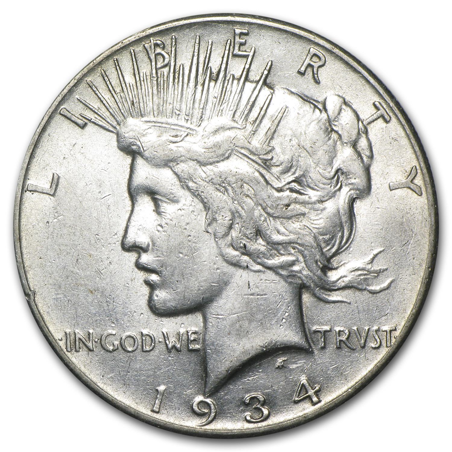 Buy 1934-S Peace Dollar XF