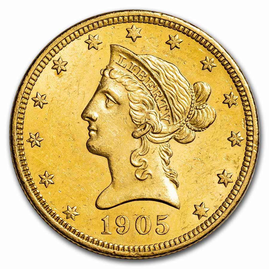 Buy 1905 $10 Liberty Gold Eagle AU