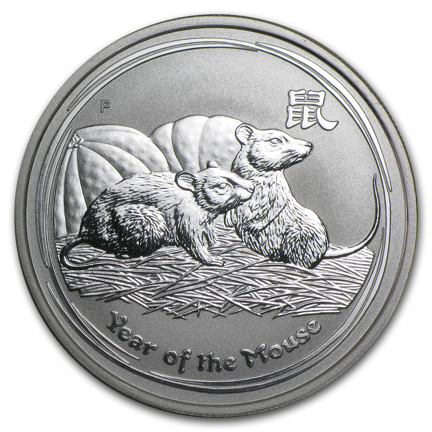 Buy 2008 Australia 1/2 oz Silver Year of the Mouse BU (Series II)