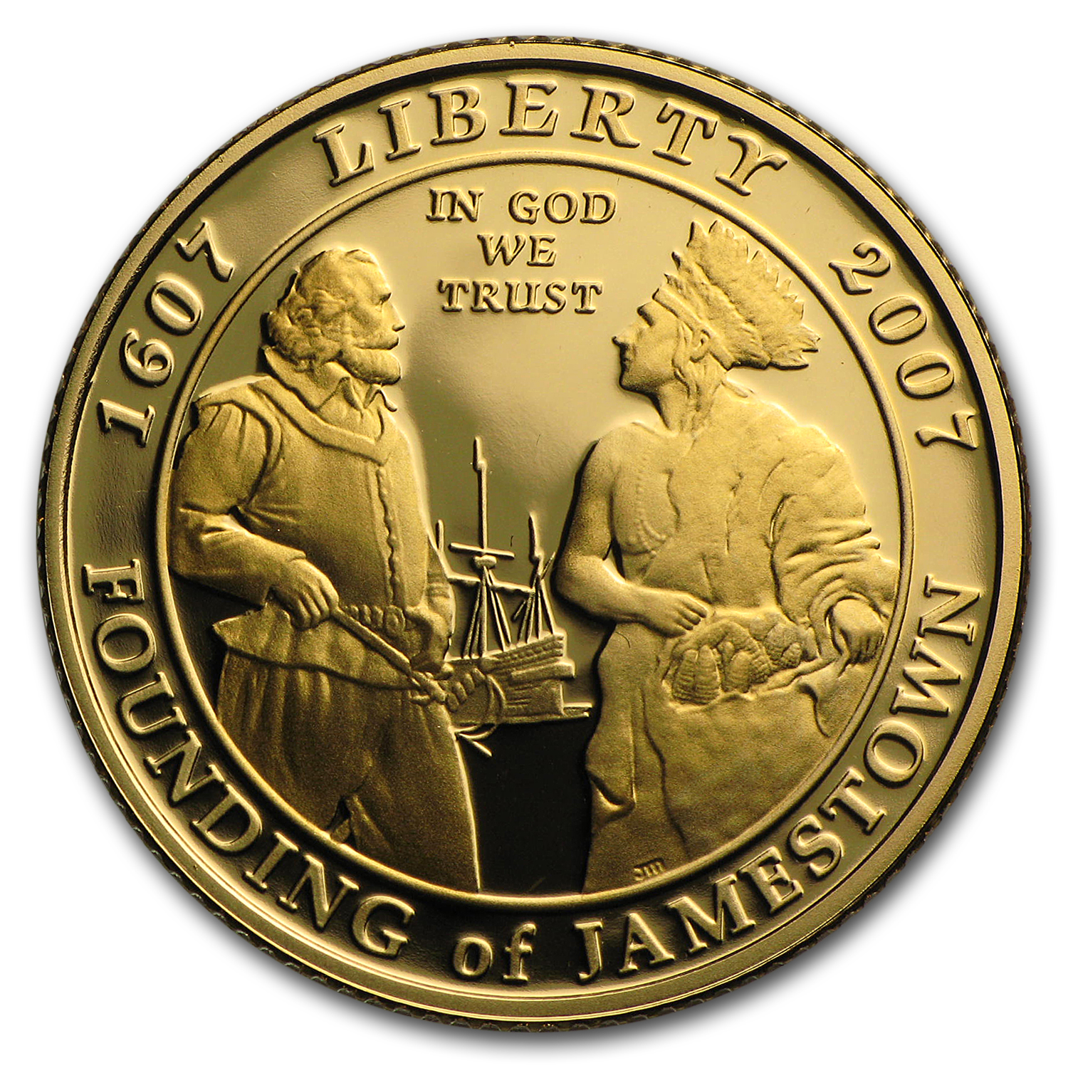 Buy 2007-W Gold $5 Commem Jamestown Proof (w/Box & COA)