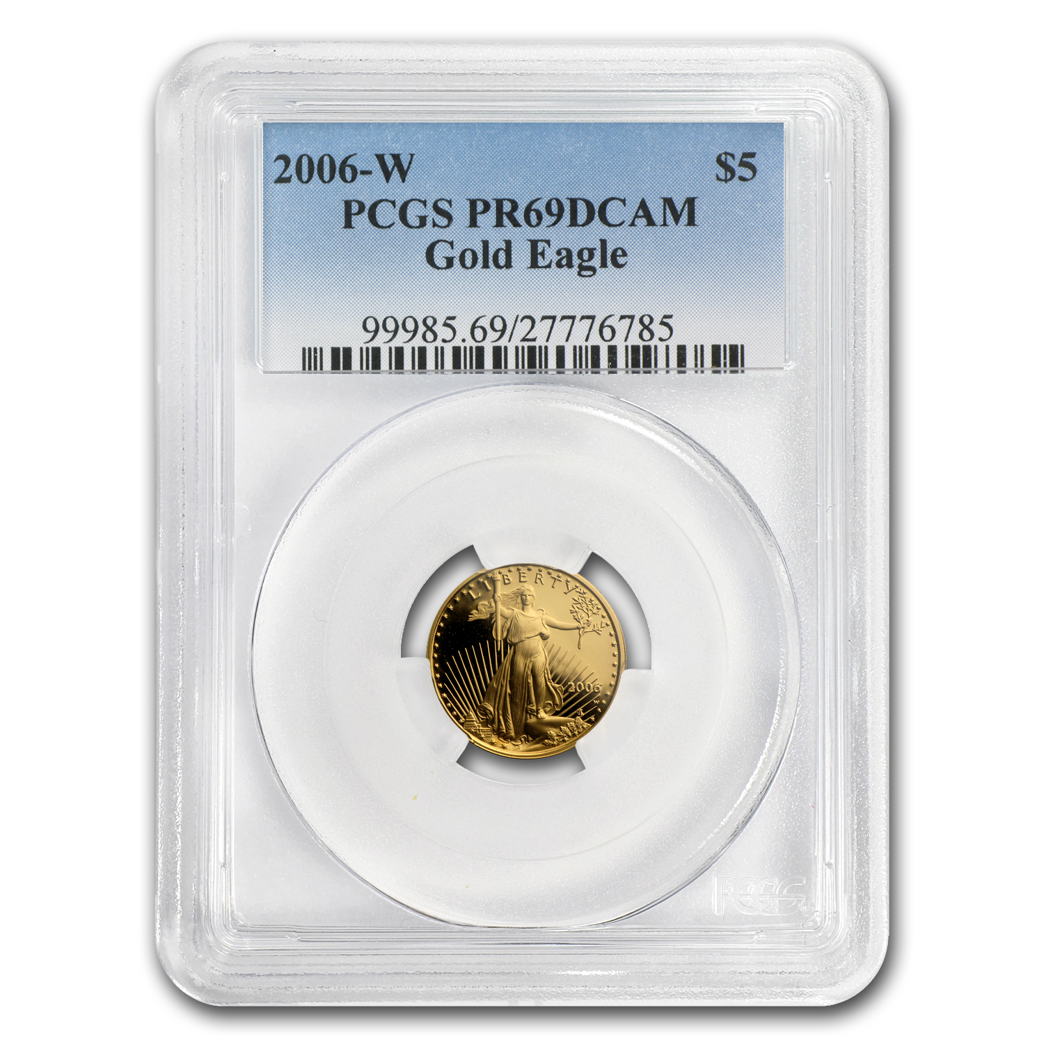 Buy 2006-W 1/10 oz Proof American Gold Eagle PR-69 DCAM PCGS