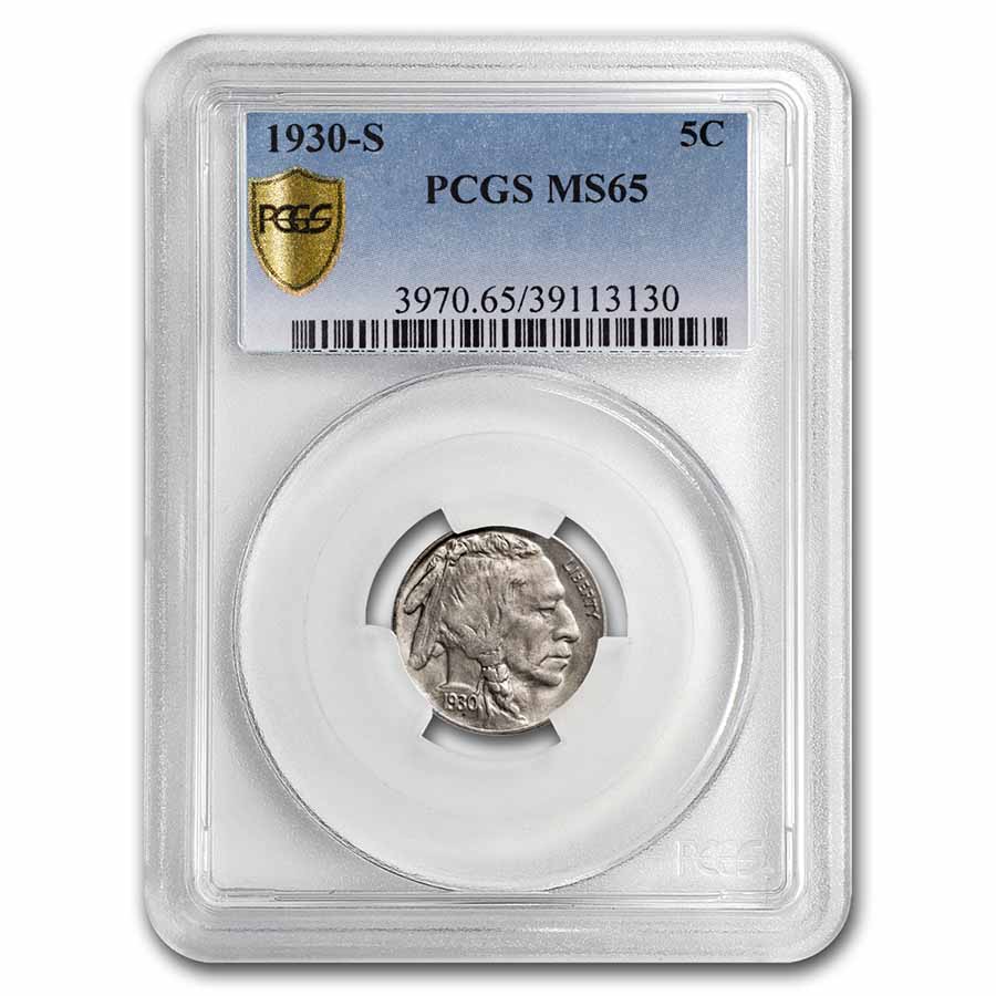 Buy 1930-S Buffalo Nickel MS-65 PCGS