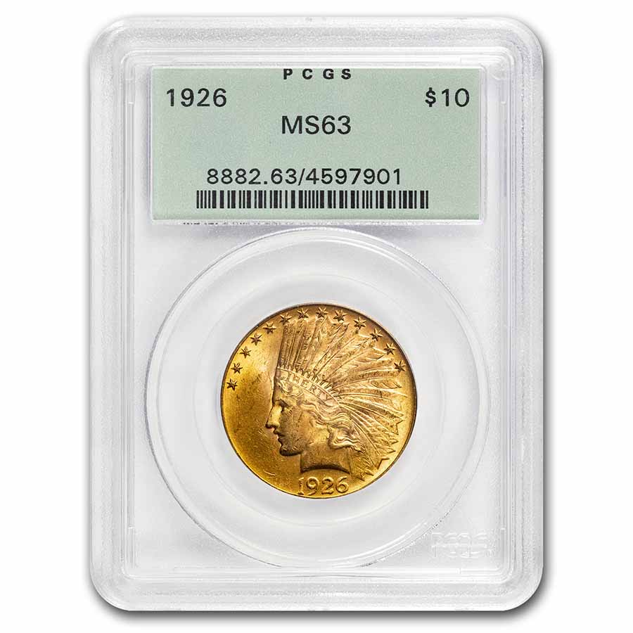 Buy 1926 $10 Indian Gold Eagle MS-63 PCGS