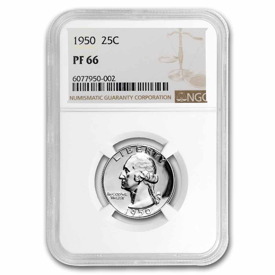 Buy 1950 Washington Quarter PF-66 NGC