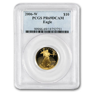 Buy 2006-W 1/4 oz Proof American Gold Eagle PR-69 DCAM PCGS